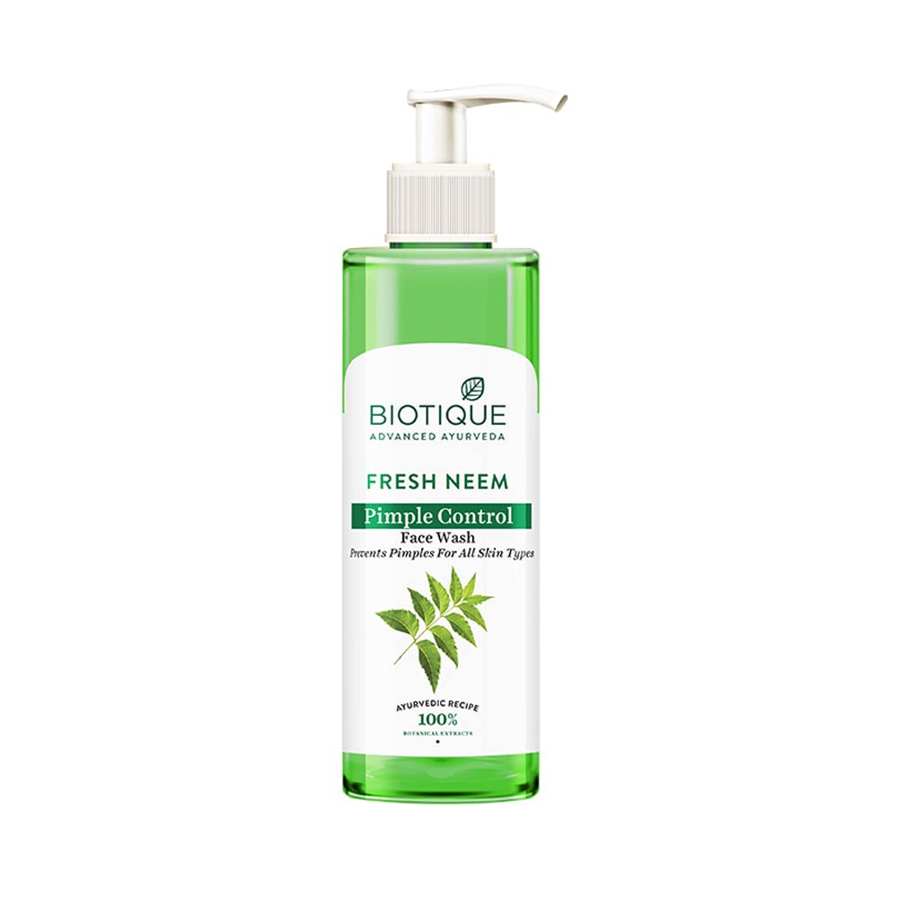 Biotique Advanced Ayurveda Bio Neem Purifying Face Wash | Grocsy