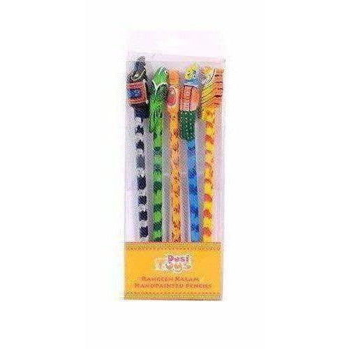 Handpainted Pencil Toys (Set of 5) | Grocsy