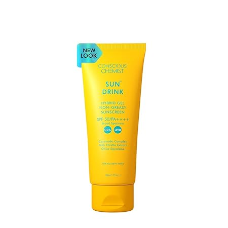 Conscious Chemist Sun Drink Sunscreen Gel SPF 50 | Grocsy