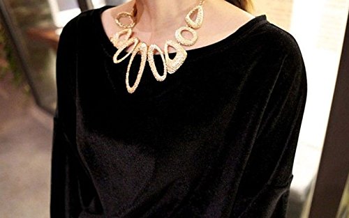 Gold-Toned Alloy Designer Necklace - The Pari | Grocsy