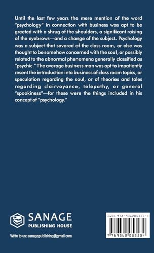 The Psychology Of Salesmanship (Deluxe Hardbound Edition) | Grocsy