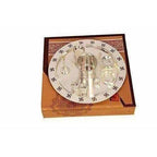 Silver Plated OM Pooja Thali 1 Set 8 Pcs | Grocsy