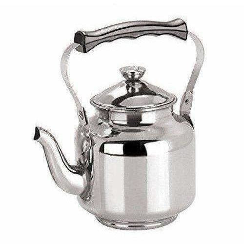 Stainless Steel Capsulated Base Tea Kettle with Infuser | Grocsy