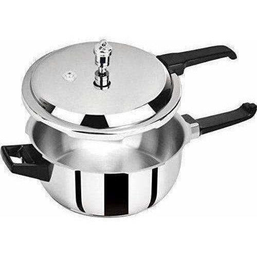 Induction Base Stainless Steel Pressure Cooker | Grocsy