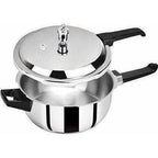 Induction Base Stainless Steel Pressure Cooker | Grocsy