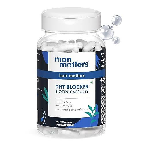Man Matters DHT Blocker Capsules, For Anti Hair Fall | Grocsy