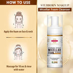 Inveda Stubborn Makeup Micellar Foam Cleanser | Grocsy