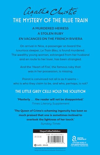 The Mystery of the Blue Train by Agatha Christie | Grocsy