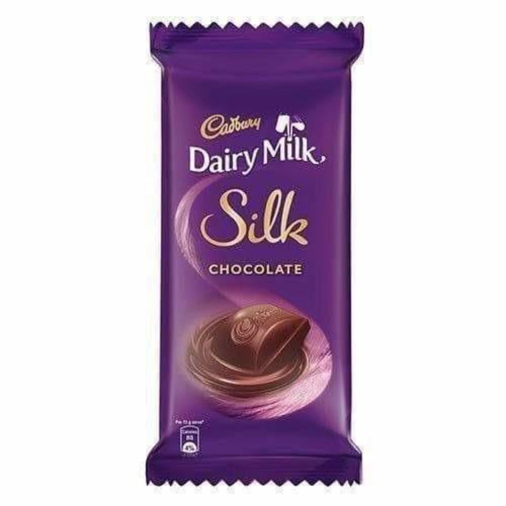 Cadbury Dairy Milk Silk Chocolate Bar, 60 gm ( Pack of 8) | Grocsy