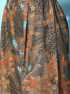 Ahalyaa Women's Brown Colour Cotton Blend Digital Printed Kurta Palazzo Set With Dupatta | Grocsy