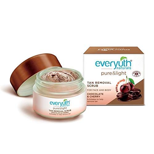 Everyuth Naturals Chocolate And Cherry Tan Removal Scrub | Grocsy