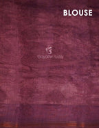Baby Pink Colour Block Print Design Semi Chanderi Saree By Gayathri Reddy Designer Studio | Grocsy
