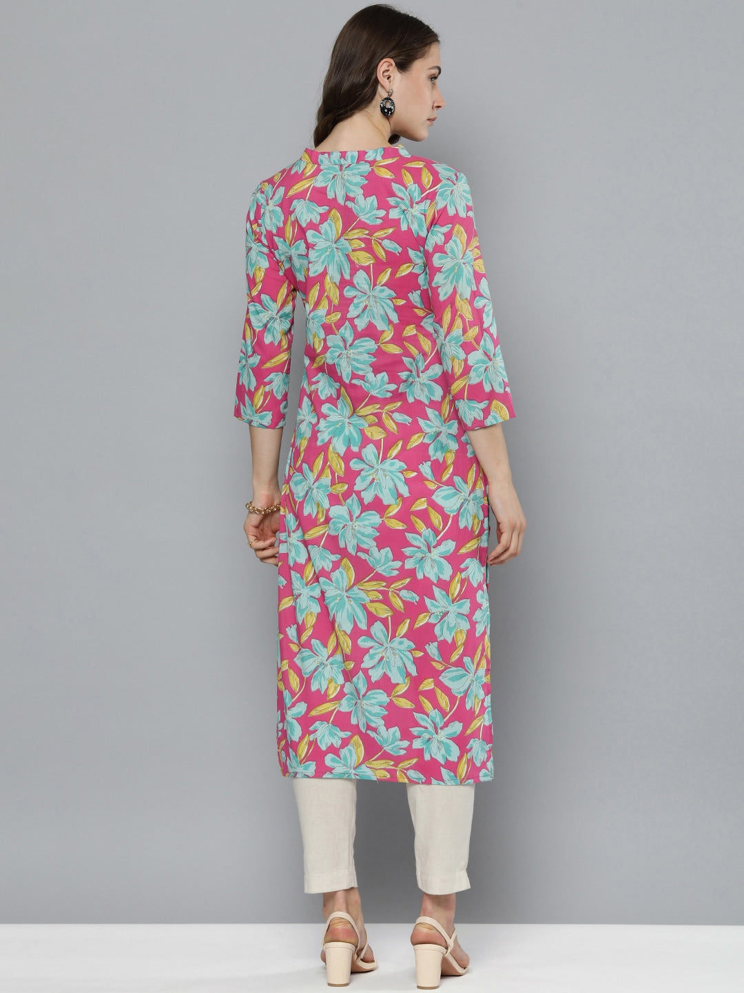 HERE&NOW Floral Printed Kurta | Grocsy