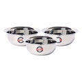 Stainless Steel Eco Bowl - Pack of 3 | Grocsy