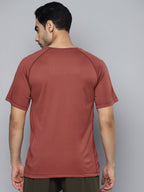 Alcis Men Rust Slim Fit T-shirt | Grocsy