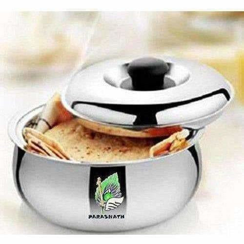 Stainless Steel Chapati Box/Casserole Set/Bread Container /Hot Pot | Grocsy