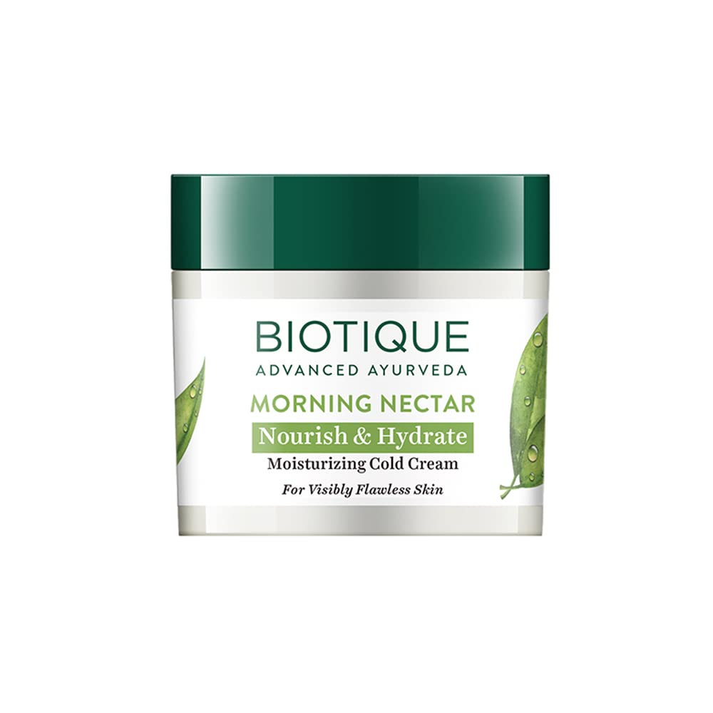 Biotique Advanced Ayurveda Bio Morning Nectar Visibly Flawless Moisturizing Cream | Grocsy