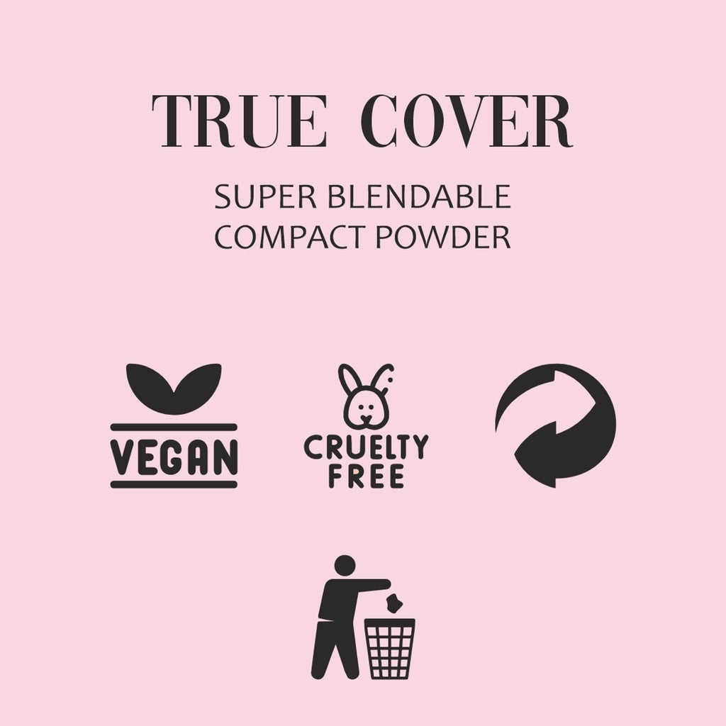 Matt Look True Cover Super Blendable Compact Powder - Golden Sand | Grocsy