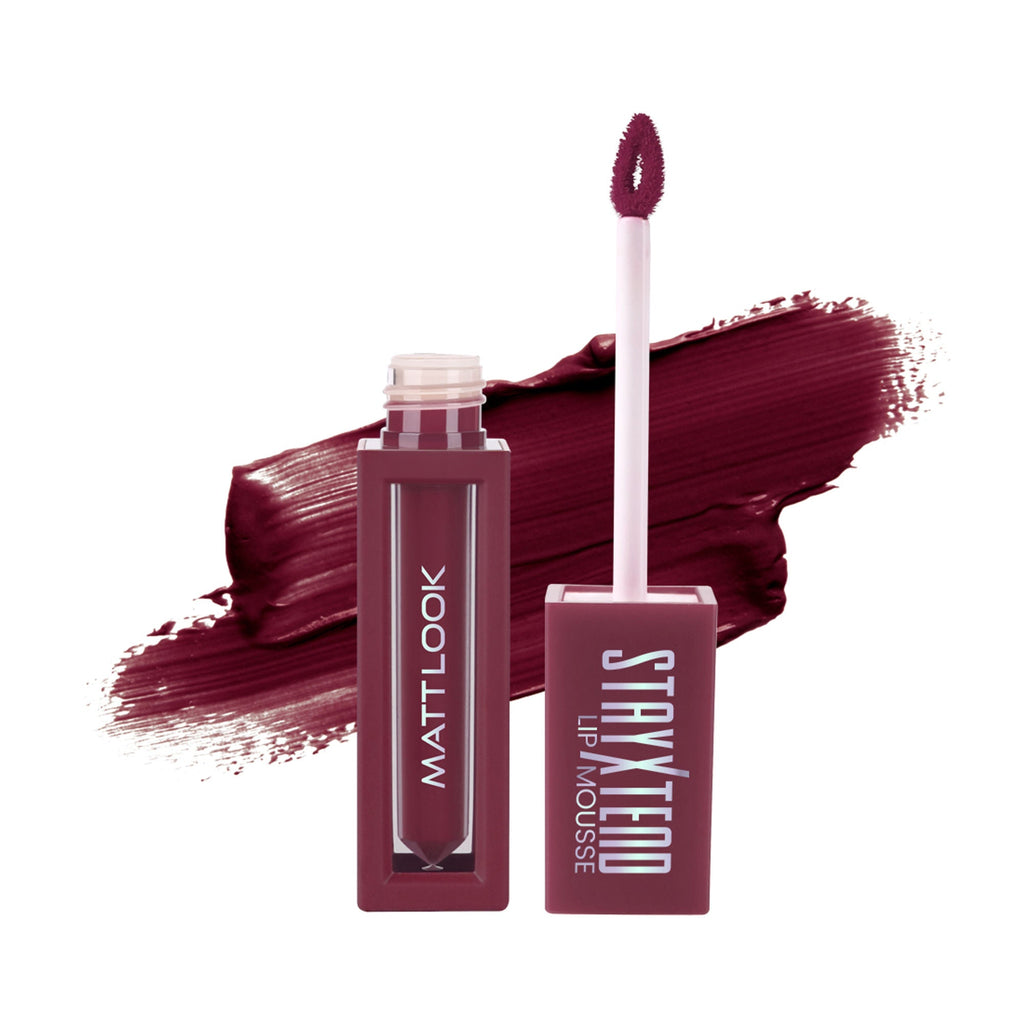 Matt Look Stayxtend Lip Mousse - Maroon Desert | Grocsy