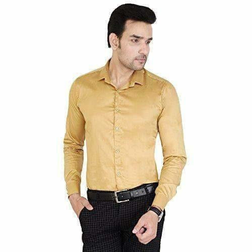Men's Cotton Solid Full Sleeve Shirts | Grocsy
