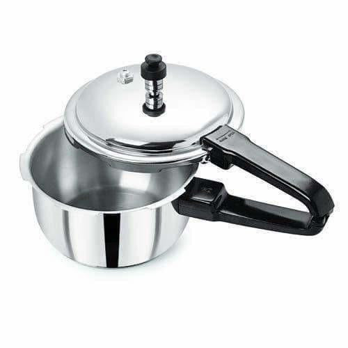 Stainless Steel Pressure Cooker - 1.5 Liters | Grocsy