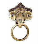 Brass Ganesha Mask Door Knocker | Grocsy