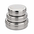 Stainless Steel Canister Set of 3 (Silver) | Grocsy
