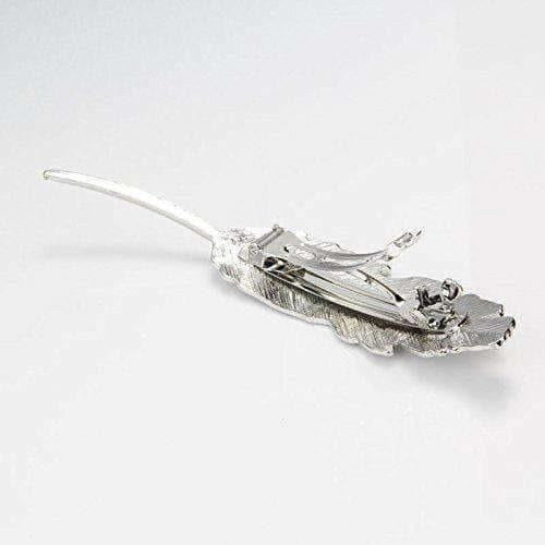 Party Wear & Stylish Metallic Leafy Hair Clip | Grocsy