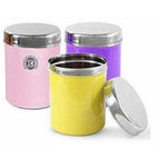 Stainless Steel Food Storage Containers, Set of 3 Piece, 13 cm, 1000 ml | Grocsy