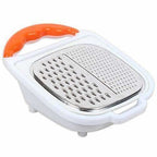 Stainless Steel  / Onion/ Carrot Cutter with Container | Grocsy