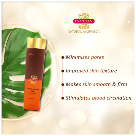 Inveda Damascena Rose Toner Enriched with Vitamin C | Grocsy