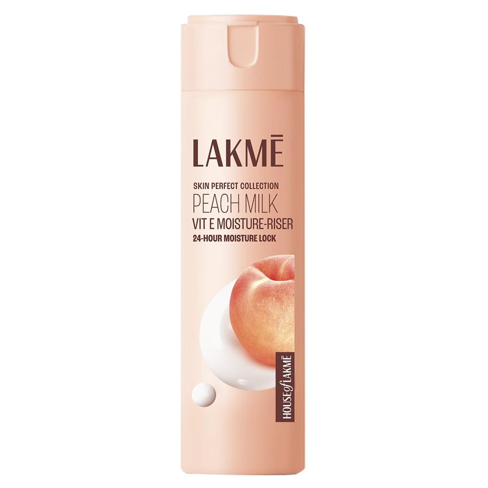 Lakmé Peach Milk Moisturizer Body Lotion | Grocsy