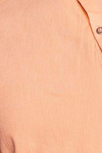 The Indian Garage Co Men Melon Kurta | Grocsy