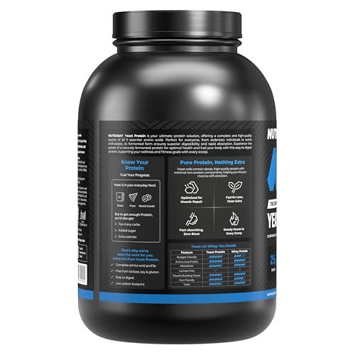 Nutrabay Yeast Protein Powder - Rich Chocolate Crème | Grocsy