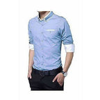 Men's Cotton Casual Shirt for Men Full Sleeves | Grocsy