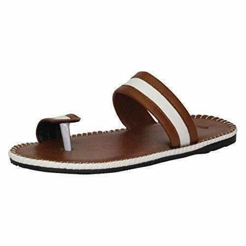 Men's Leather Slippers | Grocsy