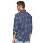 Van Heusen Men's Checkered Slim fit Casual Shirt | Grocsy