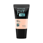 Maybelline New York Fit Me Matte + Poreless Liquid Foundation Tube -115 Ivory (18 Ml) | Grocsy