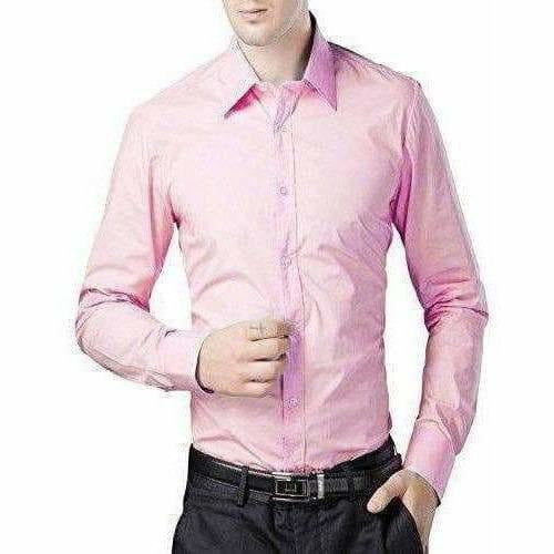 Men's Cotton Solid Full Sleeve Shirts | Grocsy