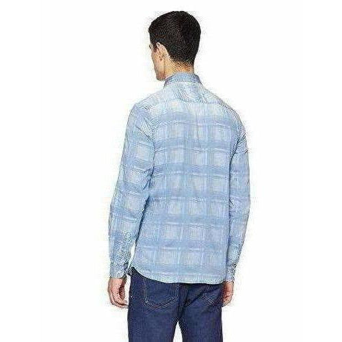 Lee Men's Checkered Regular Casual Shirt | Grocsy