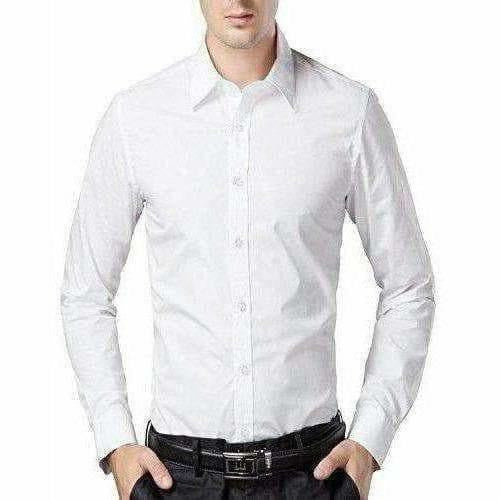 Men's Cotton Solid Full Sleeve Shirts | Grocsy