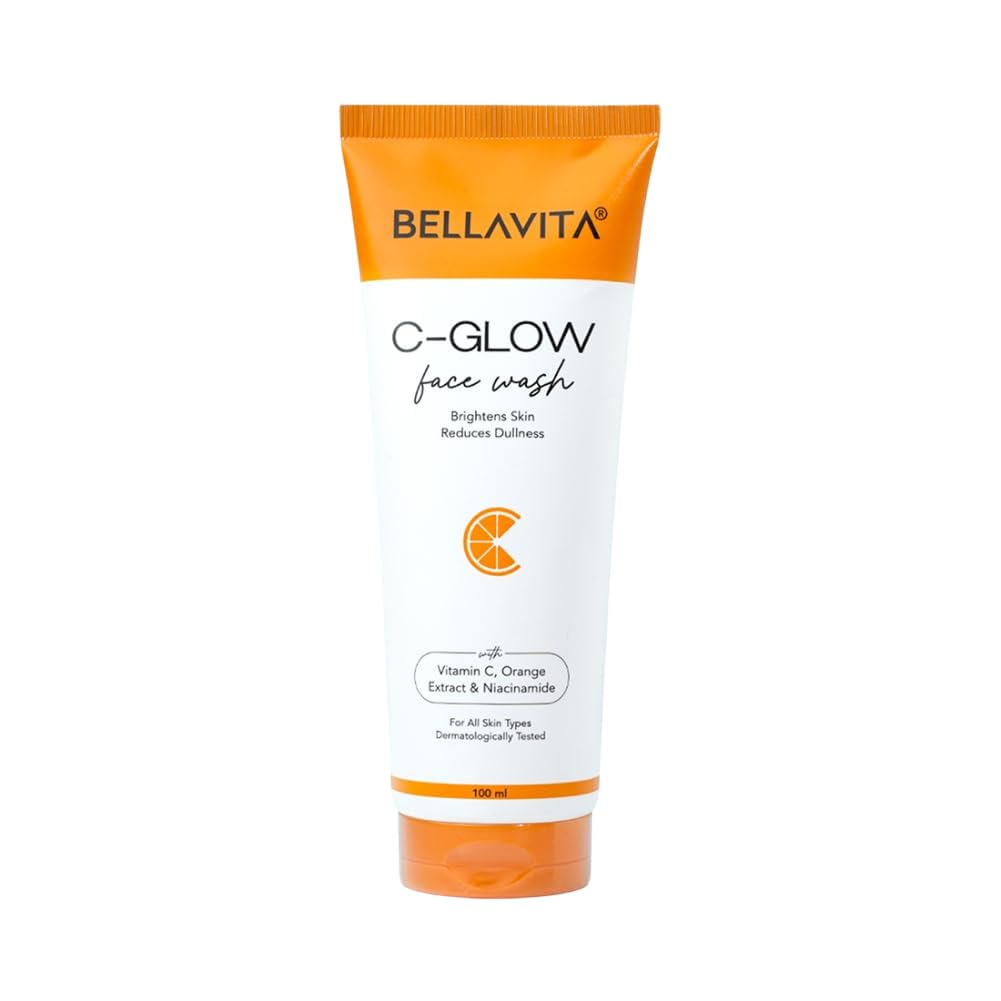 Bella Vita C-Glow Vitamin C Face Wash Brightening Formula for Men and Women,100 ml | Grocsy