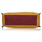 Women's Handbag (Beige And Maroon) | Grocsy