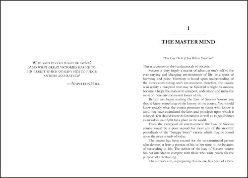 The Law of Success In Sixteen Lessons by Napoleon Hill | Grocsy