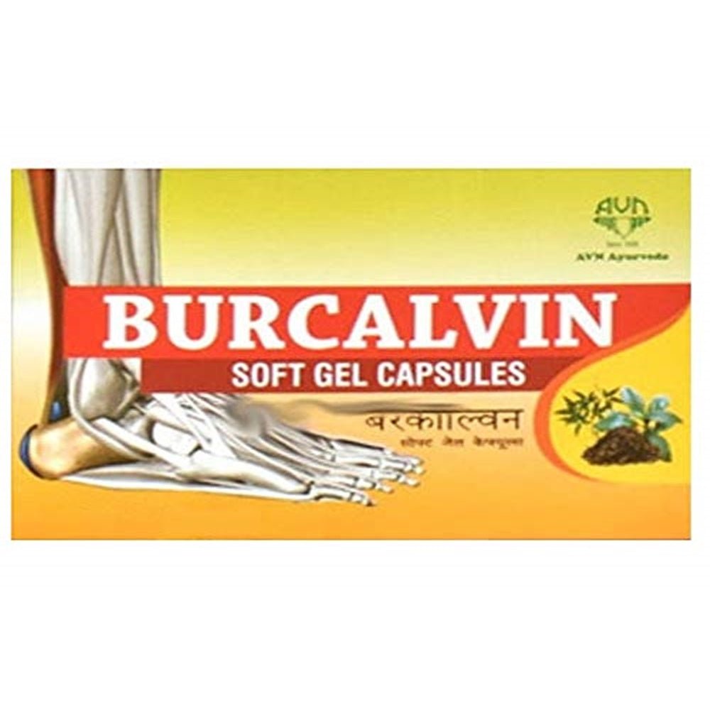 Avn Ayurveda Burcalvin Soft Gel Capsule | Grocsy