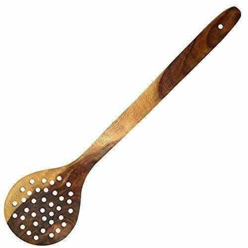 Wooden Cooking Spoon Set For Non Stick - Spatulas,Ladles & Dining Table - Kitchen Tools | Grocsy
