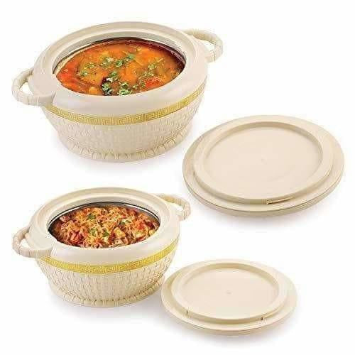 Finish Ivory Gold Casserole- Set of 2 | Grocsy