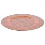 Big Size Brown Pooja Thali Pooja Work ship Plate Thali - Pooja Temple | Grocsy