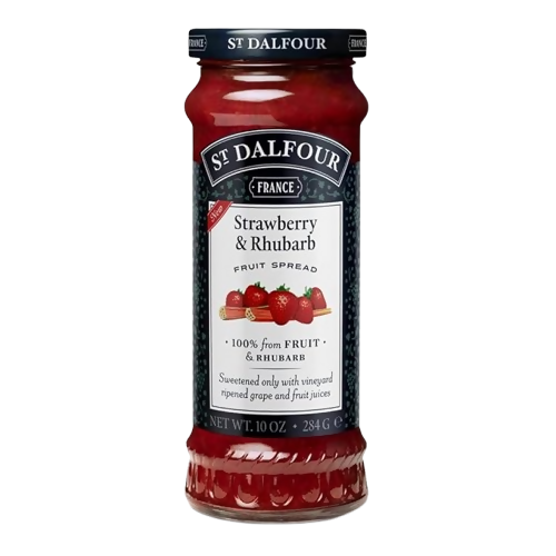 ST. DALFOUR Strawberry & Rhubarb Fruit Spread | Grocsy