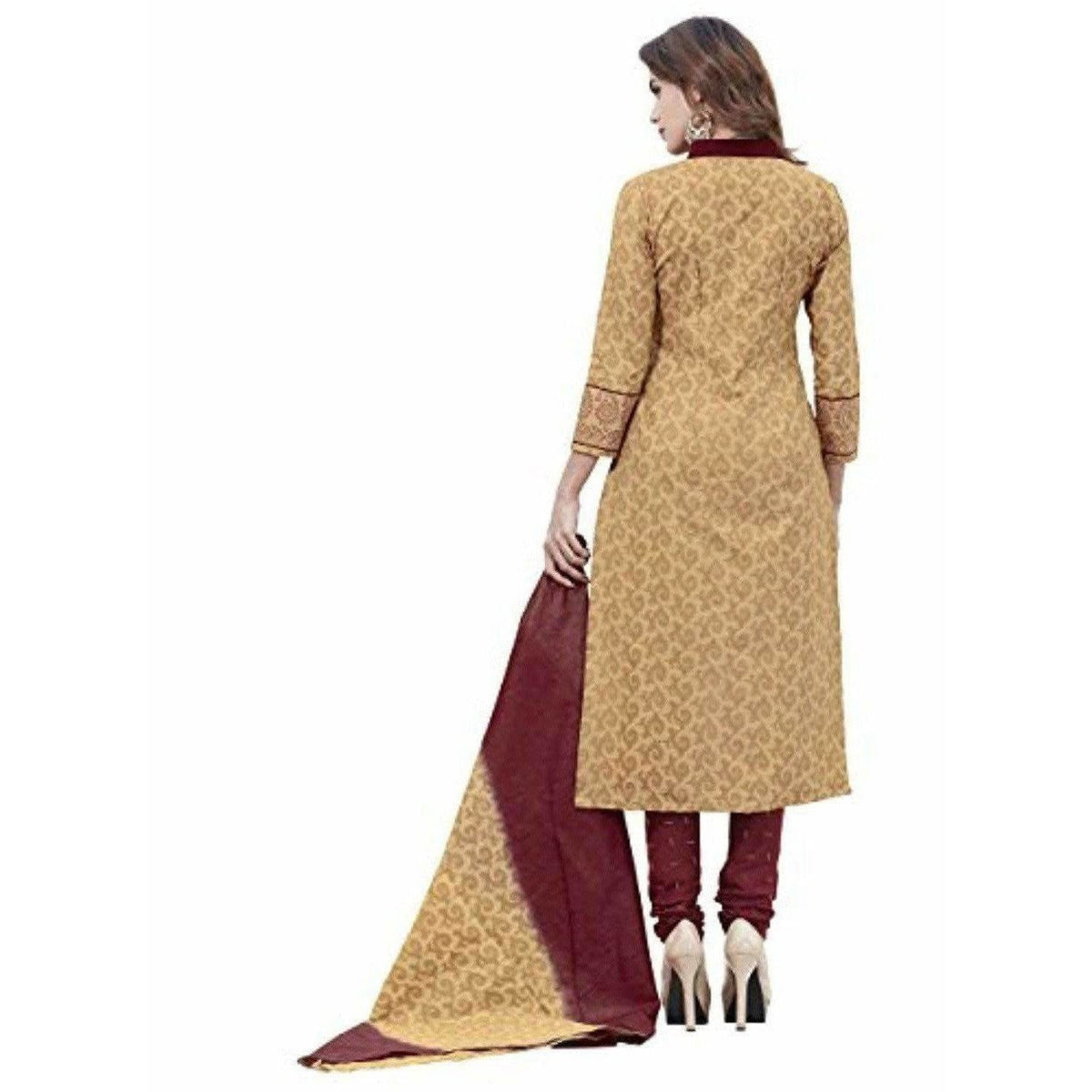 Unstitched Chudidar Suit Dress Material | Grocsy